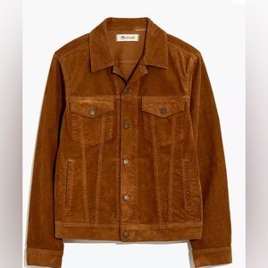 Madewell “Classic Jean Jacket: Corduroy Edition” Brown Mens Large